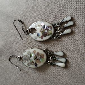 Vintage opal earrings